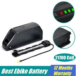 60V ebike batterij Polly Downtube elektrische fiets Batteria 48V 25AH 21700 Celbatterijen Pack 52V 72V met 40A BMS voor 350W 500W 750W 1000W 1500W Motor