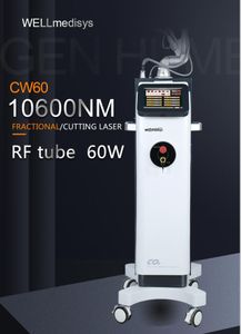 60w 1060nm CO2 Fractional Laser Vergetures Élimination des cicatrices de la peau Supprimer la machine de serrage vaginale avec un émetteur laser cohérent