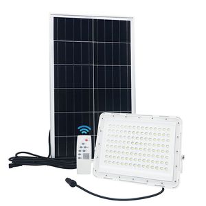 Projecteur solaire 60W 120W 200W 3030 SMD avec lentille extérieure étanche solaire jardin lumière réverbère sécurité projecteur d'urgence