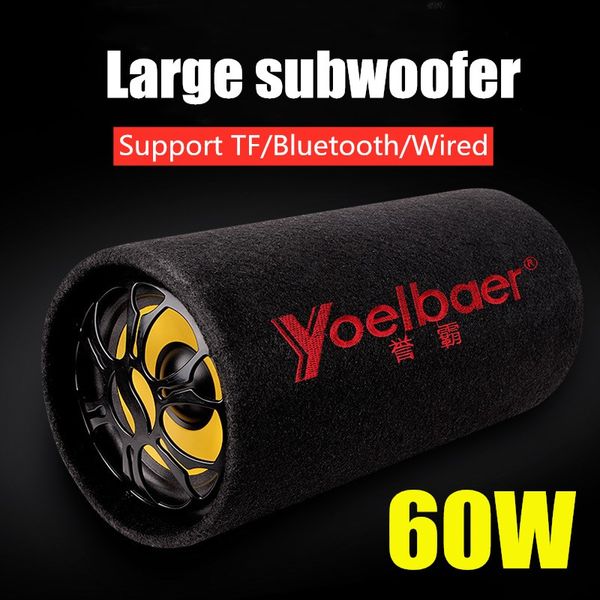 60W BT Haut-Parleur Super Bass Subwoofer Portable Colonne Cinématique Stéréo Hifi Son pour Téléphone Portable/TF/Ordinateur/USB Voiture SoundBox Haut-Parleur avec Télécommande