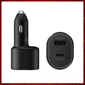 60w para Samsung Super Fast Car Charger Pd Usb Type C Port Auto Cargador 45w Galaxy S22 5g S21 Note 20 10 Z Flip3 A52 M52 Carga Electrónica automotriz Carga Envío gratis