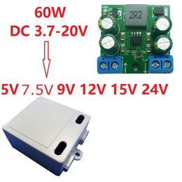 60W High Power 3.7-20V à 5V 7V5 9V 12V 15V 24V Boost Boost Board DC-DC Converter Module pour Smart Home Zigbee Solar Panel