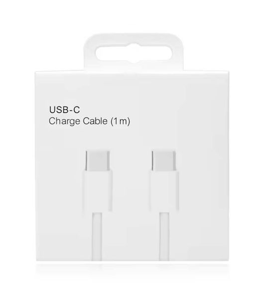 Câbles PD 60W pour iPhone 15 Plus Pro Max Samsung Charge rapide 1m 3ft USB C à type C Câble tressé