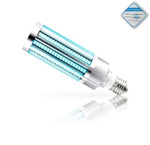 Lampe germicide UV 60 W, ampoule LED UVC E26/E27, adaptée pour entrepôt domestique, supermarché (60 W)