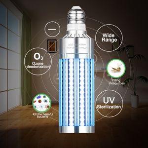 60W UVC Germicidal LED-lampen 254nm UV Sterilizer Lampen Home Hospital UV Desinfectie Licht met Remote Timer 30 minuten 60 minuten