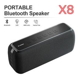 60W XDOBO X8 Bluetooth -luidspreker draadloos draagbare subwoofer waterdichte TWS 6600mAh krachtige dubbele bas aux FM outdoor luidspreker