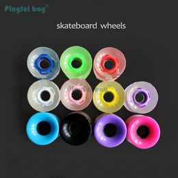 60x45mm PU Skateboard wielen SHR-78A Borstel Street Wheel Kleurrijke visbordaccessoires Outdoor Skating Equipment Amb130