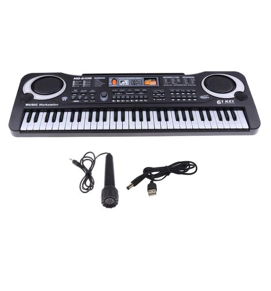 61 Cayos Música digital Teclado electrónico Teck Board Electric Piano Kids Kids Gift School Teaching Music Kit8074322