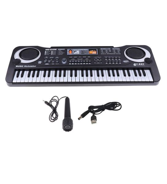 Teclado electrónico de música Digital de 61 teclas, Piano eléctrico, regalo para niños, Kit de música para enseñanza escolar 4146196