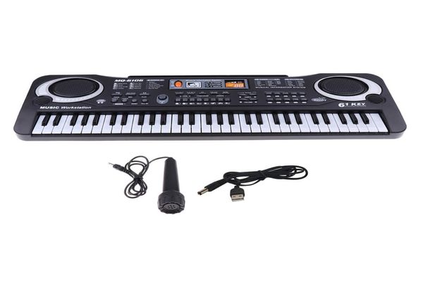 Teclado electrónico de música Digital de 61 teclas, Piano eléctrico, regalo para niños, Kit de música para enseñanza escolar 2588656