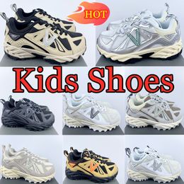 610 zapatillas para correr para niños 610s zapatillas para niños pequeños diseñadores para niñas jóvenes jóvenes grises negros entrenadores de zapatillas de zapatilla