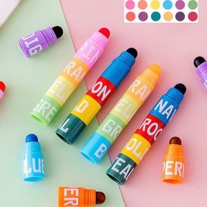 612 couleurs épissure Mini Bible surligneurs Vintage bonbons Pastel Gel marqueurs surligneurs secs 240320