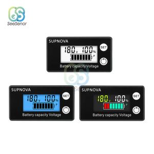 6133a Batterijcapaciteitsindicator DC 8V-100V Loodzuur Lithium Life PO4 Auto Motorfiets Voltmeter Spanningsmeter 12V 24V 48V 72V 72V