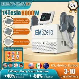 618 EMS 6000W DLS-EMSLIM Muscle Stimuler EMSzero Neo Fat Removal Body Minceur Butt Build Sculpt Machine pour Salon