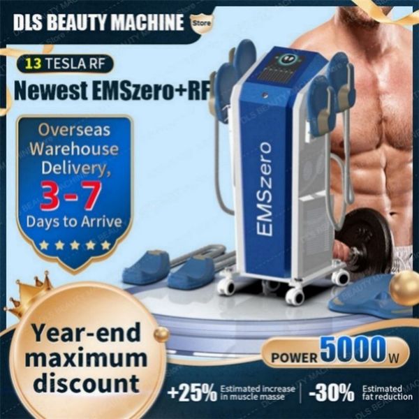 618 VENTE EMS haute fréquence Autres équipements de beauté HIEMT Building Muscle 4 poignée 13 Tesla 5000W Brûleur de graisse EMSzero Stimulateur musculaire Body Sculpting