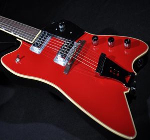 6199 Billy Bo Jupiter Fire Thunderbird Red Electric Guitar Belly Cut Contour Mahonie Body Chrome Hardware Fingernail Inlay Bla996424444