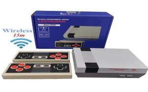 620 In 1 nieuwe 8 bit 24G draadloze videogameconsole kan 620 games retro tv -console doos AV -uitvoer opslaan Dual Player Controller8758034