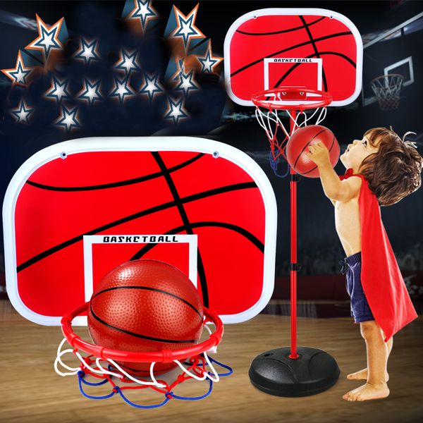 63-165CM supports de basket-ball hauteur réglable enfants basket-ball but cerceau jouet ensemble basket-ball pour garçons formation pratique accessoires