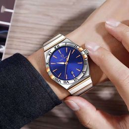 63 horloges mannen, dik, lichtgevend, waterdicht, high-end kwartshorloges voor mannen 27