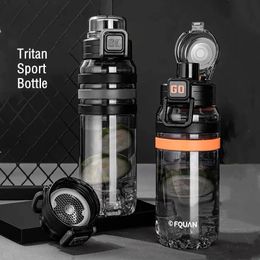 630 ml / 770 ml Matière Tritan de haute qualité bouteille d'eau sportive avec acier inoxydable 304 Filtre portable et bouteille de fitness durable 240521