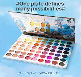 63Color Eye Shadow Palettes Ins Pearlescent Matte Makeup Artist Makeup Palette Beginner317C30V4104527