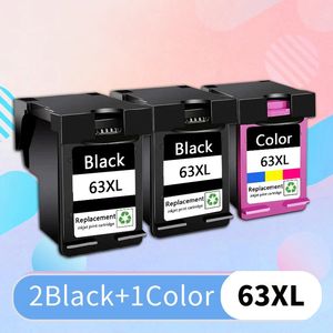 63xl Remanufacturé pour HP 63 XL Cartouche à encre remplie pour HP OfficeJet 3830 3831 3832 3833 3834 4650 4652 4654 4655 Imprimante 240420