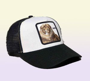 64 Animal Rouge Rouge Black Mouton Broderie Anime Cute Broiderie Cap Baseball Capitre d'été Men039 Sunshade Hats Gorilla 2111201623925