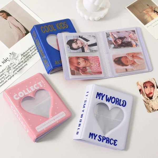 64 Photocard Binder Kpop Ins Book Binding Machine Cards Machine Picture Collect Book Idol Album pour les photographies Holder