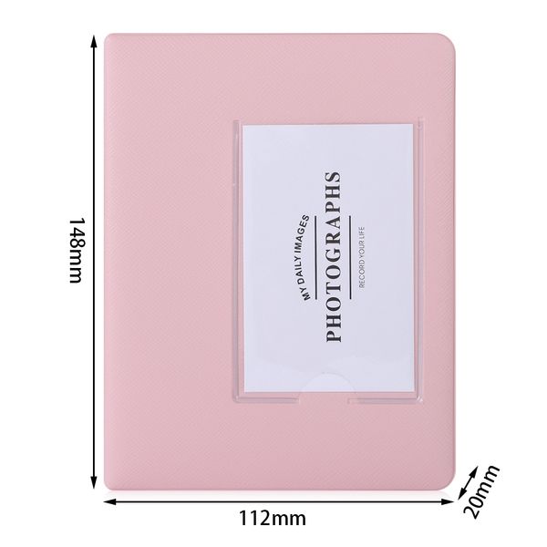 64 poches 3 pouces Mini Film Photo Album Livre pour Fujifilm Instax Mini LiPlay 11 9 8 7S 70 25 90 Porte-carte de film de caméra instantanée