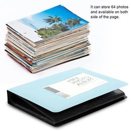 64 bolsillos de 3 pulgadas Mini Memory Memory Storage Fotos Album Soporte de regalo Fujifilm Instax Instant Imagen Case
