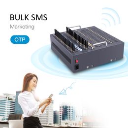 64 PORTS SMS MODEM POOL 4G LTE 64 kanalen Populaire apparaatondersteuning bij Command Factory Direct Modem Luna Gratis Tech Support Bulk SMS