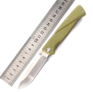 6434 Couteau pliant classique avec un bord résistant, couteau de poche d'extérieur solide et léger, outil de sauvetage de survie EDC Camping chasse pêche 502