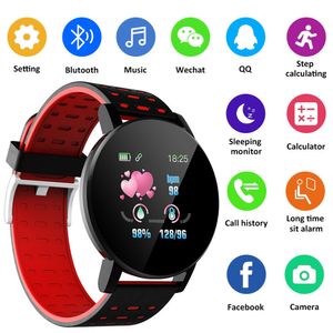 2022 Hot Selling 119plus Bluetooth Smart Watch GPS GPS impermeable SIM Cámara de la cámara Reloj 3D con 40 días alrededor de Express Sea Boat Shipping