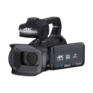 Caméscope 64MP, caméra vidéo domestique pour flux Youtube, écran tactile 4.0 pouces rotatif, appareil photo numérique professionnel