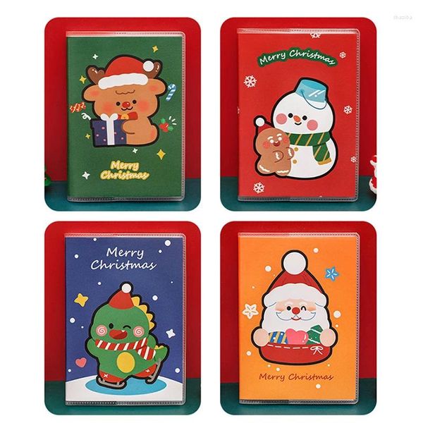 64Sheets / Book Notebook A7 Student Stationery Kawaii Cute Cartoon Christmas Practice Remarque Planificateur Journal Memos Diary Blocage