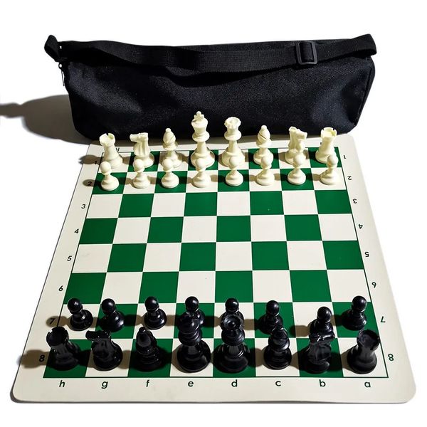 65/75/95mm pièces d'échecs adultes enfants jouets intellectuels d'échecs en plastique personnage d'échecs jeu de championnat jouets 240102