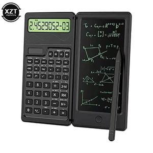 Tablette d'écriture avec écran LCD, calculatrice Portable de 65 pouces, pliable, pour dessin numérique scientifique, avec stylet, 240227