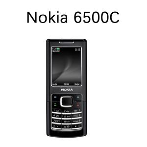 6500C Original Nokia 6500C Bluetooth GSM 3G quadri-bande Support anglais/russe/arabe clavier téléphone portable remis à neuf