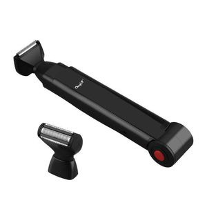 6500RPM 2 in 1 Opvouwbare Handvat Back Scheerapparaat Mannen Haarverwijderaar USB Oplaadbare Scheermachine Baard Timmer Lange Handvat Razor P0817