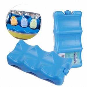 650 ml blauwe gel vriezer ijsblokken herbruikbaar koeler pack tas water injecti picknick lunchbox verse voedselopslag g4eo#