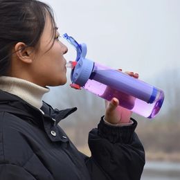 650 ml draagbaar water purifier fles Kettle gym training fles lekbestendig trillingsfles buitensleving filter 240429