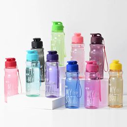650 ml de bouteille d'eau femelles en tasse une fuite de fuite portable libère drinkware drinkware laits jus simple 240422