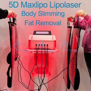 650nm940nm 5D Maxlipo Lipolaser Láser Eliminación de grasa Pérdida de peso Reducción de celulitis Máquina de adelgazamiento corporal