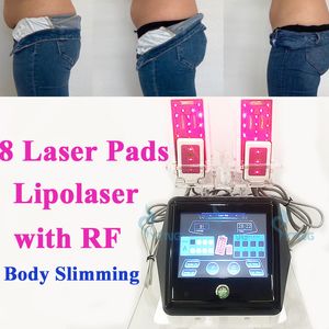 Diode lipo laser lipolaser afslankapparatuur met rf vaste vetverbranding remover body vormgevende laser gewichtsverlies machine
