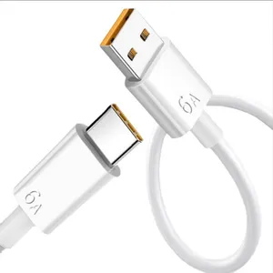 65a 66W Super snel opladen USB FAST SNEL LADING 3FT 6FT TYPE C MICRO USB Gegevens Synchronisatie Laderkabel voor Samsung S6 S7 S7 S8 S10 S20 Noot 10 LG Huawei Mate 30 Pro HTC