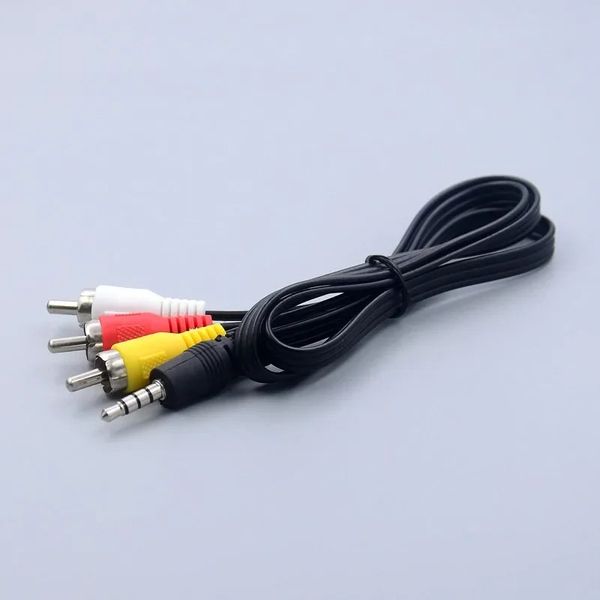 65cm 1m 1,5m 3,5 mm Jack Plux mâle à 3 adaptateur RCA Haute qualité 3.5 à RCA Male Video Video AV Cable câble Cordon