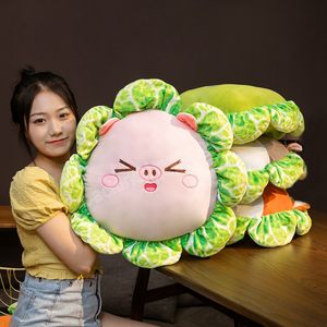 65 cm creativo japonés vegetal perro juguetes de peluche creativo chino repollo Shiba Inu almohada animal relleno sofá cojín bebé regalos