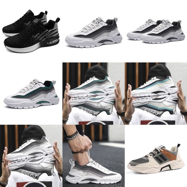 65MJ, cómodos zapatos para correr casuales para hombres, profundo transpirable, gris sólido, Beige, accesorios para mujeres, buena calidad, deporte, verano, moda, zapatos para caminar 35