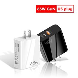 65W GALLIUM NITRIDE Lader PD Snel opladen Mobiele telefoon Oplaadadapter QC3.0 Laptop Universal Gan -oplaadkracht