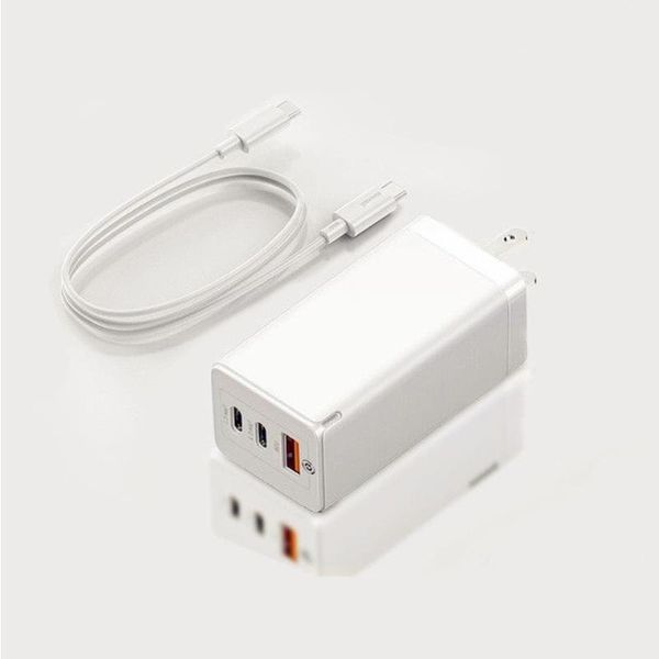 Chargeur GaN 65W Charge rapide 40 30 Type C PD USB avec QC Portable rapide pour ordinateur Portable iPhone 12 Pro Isted